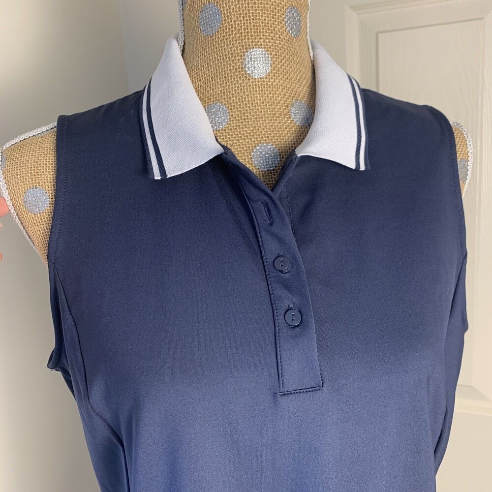 Tommy Bahama Golf Athletic Dress Large Blue Preppy Sporty Athleisure Outdoor - Picture 2 of 9